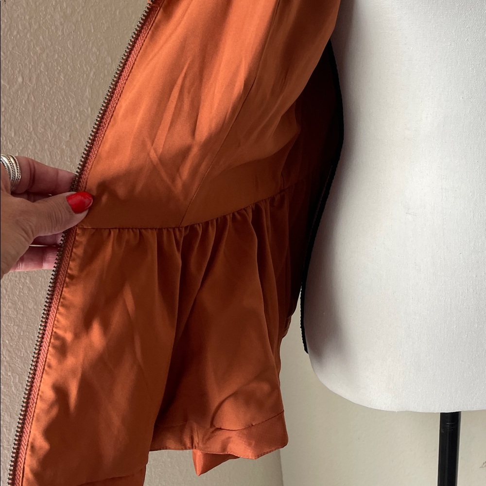 Marie Oliver Puffer Coat . NEWCond. w/ o tags . Rust orange . Small - Picture 6 of 9
